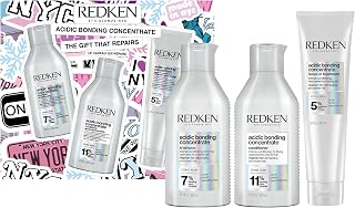 REDKEN - Coffret Cadeau Routine Réparateur - Cheveux Abîmés - Nettoie, Répare et Protège - Réduit la Casse et les Fourches - Soin Bonding À L’Acide Citrique - Acidic Bonding Concentrate - Image 1