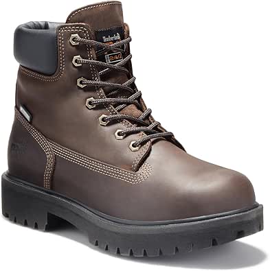 Timberland PRO Mens 6" Steel Insulated Waterproof Industrial Work Boots Brown-2024 New, 14, Brown 2024 New, 14 - Image 1