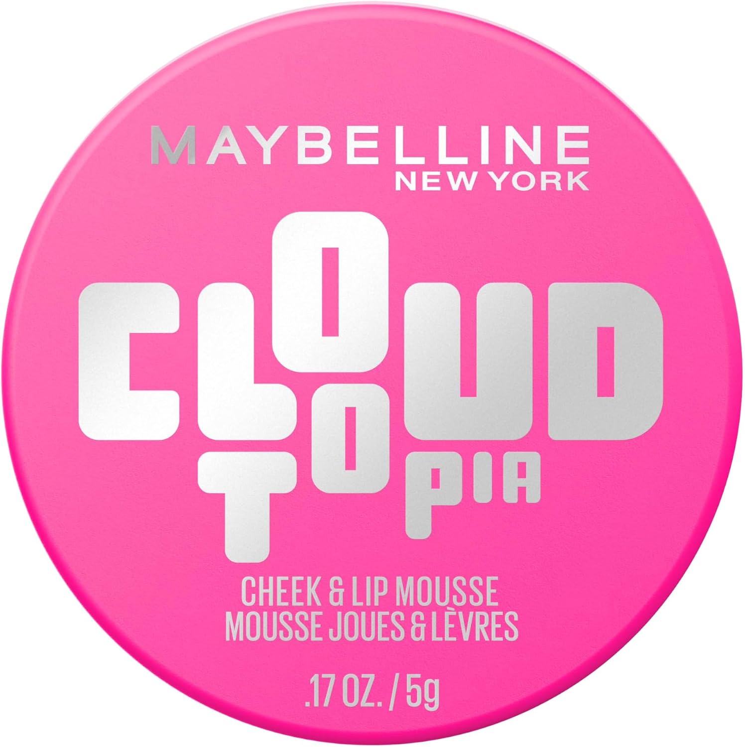 Maybelline New York – Multi-Purpose Foam Blush – Cheeks & Lips – Blurred Matte Finish – Light Texture – Lasts up to 14 Hours – Transfer Resistant – Cloudtopia – Shade : 04 Pink Daydream - Image 1