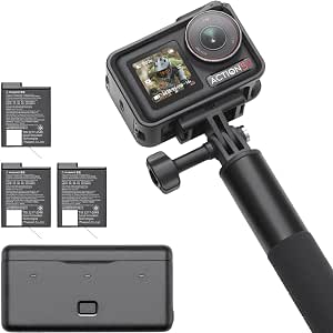 DJI Osmo Action 5 Pro Adventure Bundle, 4K Action Camera with 1/1.3" Sensor, 12H Extended Battery Life with 3 Batt., Stabilization, Dual Touch OLED Screen, Mini Action Camera for Travel, Vlog - Image 1