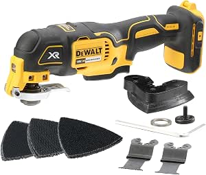 DEWALT - XR 18V Brushless Oscillating Cordless Oscillating Multi Tool Included 29 Piece Cutting & Sanding Accessory Set, DCS355N-XJ - Image 1