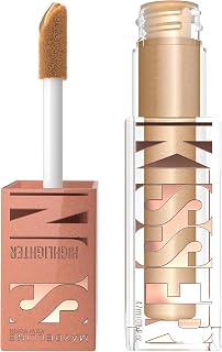 Maybelline New-York - Highlighter Liquide 3-En-1 - Effet Bonne Mine & Glow Immédiat - Maquillage Glowy - SUNKISSER - Teinte : All Star - 4,7 ml - Image 1