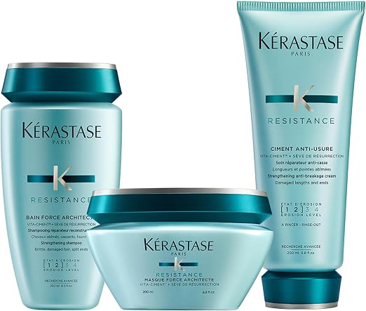 KÉRASTASE - Architect Strength Resistance Routine for Coloured Hair - Strengthens & Protects - VITA-CIMENT® Technology & Resurrection Sap - Image 1