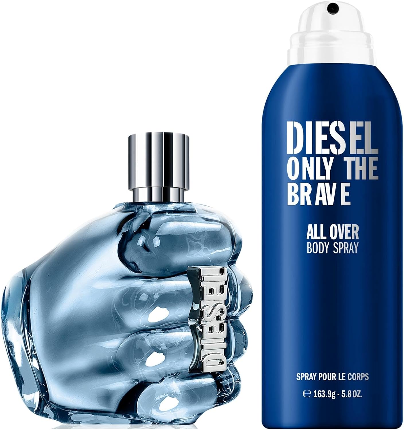Diesel - Only The Brave Eau de Toilette 125ml + Only The Brave Body Spray - 200ml - Amber Woody Fragrance for Men - Pack of 2 - Image 1