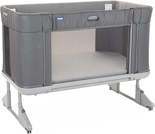 Chicco Next2Me Forever, Lit Bébé 3en1, Jusqu’à 4 Ans (22 Kg), Compatible avec Différents Lits, Berceau Bébé 3en1, Hauteur Réglable, Bonne Circulation de l'Air, 4 Roues, Matelas Inclus - Image 1