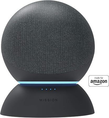 Base rechargeable « Made for Amazon » pour Echo (4e génération) | Noir - Image 1