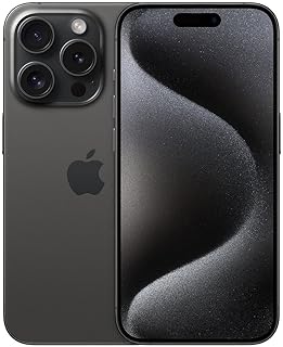 Apple iPhone 15 Pro, 128 Go - Titane Noir (Reconditionné) - Image 1