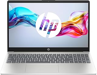15-fd0005sf 15.6 Inch FHD IPS Laptop (Intel Core i7-1355U, 16GB RAM, 512GB SSD, Intel Iris XE, Windows 11), Silver Laptop, AZERTY Keyboard - Image 1