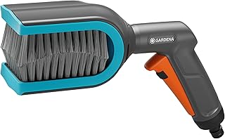 Gardena Cleansystem Brosse pour store : brosse pour lamelles en C ou Z, nettoyage facile des lamelles, tête de brosse rotative, avec raccord à l'eau, verrouillage continu pratique(18850-20) - Image 1