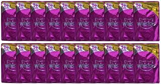 Whiskas Adult 1+ Nourriture humide pour chat volaille au choix en gelée, 80 sachets de 80 x 85 g, nourriture humide de haute qualité, pour chats adultes - Image 1