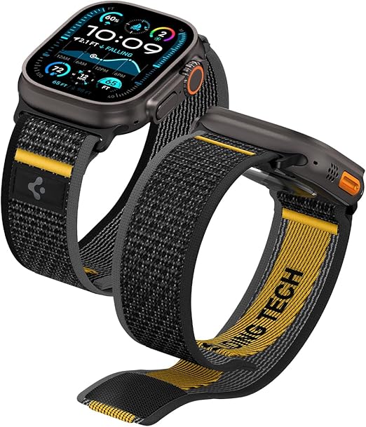 Spigen Athlex Air Band Compatible with Apple Watch Ultra 2/1 49mm, Series 10 46mm, 9/8/7 45mm, SE2/SE/6/5/4 44mm, 3/2/1 42mm - Image 1