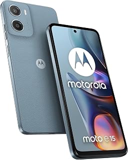 Motorola moto e15 16,9 cm [6.67] Double SIM Android 14 Go edition 4G USB type-C 2 Go 64 Go 5200 mAh Bleu (Motorola E15 Misty Blue 2+64) - Image 1