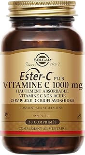 Solgar Ester-C® Plus 1000 mg - Défenses Immunitaires - Vitamine C - Antioxydants - Réduction de la fatigue - Immunité - Vitalité et énergie - Complément Alimentaire - Flacon de 30 comprimés - Image 1