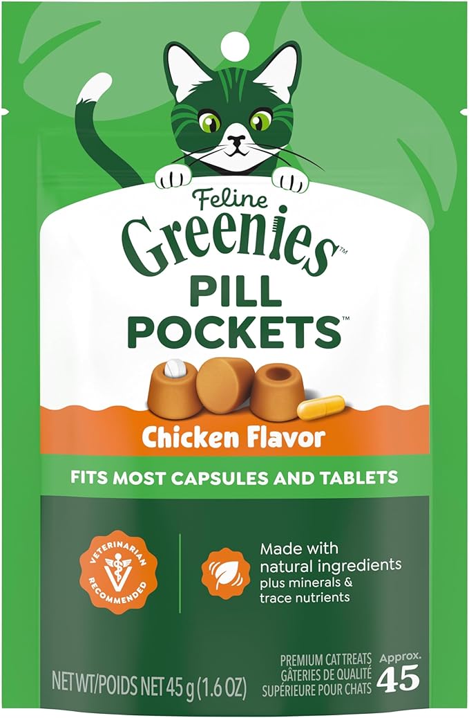 Treats Pill Covers for Cats Greenies - Image 1