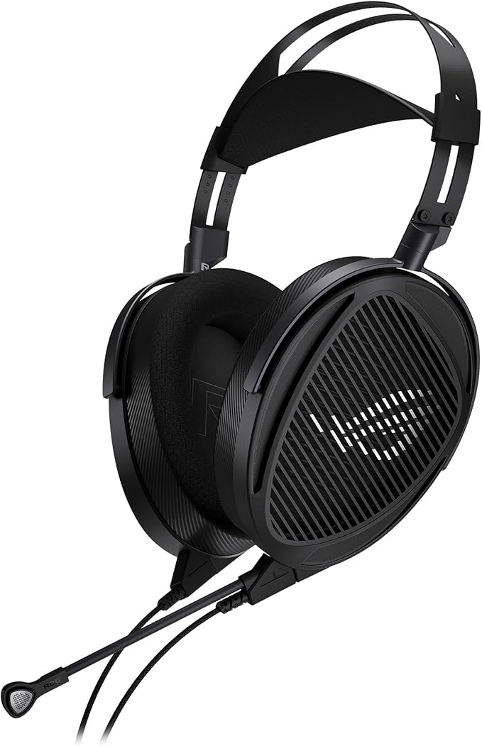 ASUS ROG Kithara Wired Gaming Headset, Open-Back HIFIMAN Planar 100mm Planar Planar Magnetic Driver, 4.4/3.5/6.3 Jacks, Full Band MEMS Microphone, for PC, Switch, PS5, Mobile - Image 1