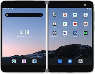 2020 Microsoft Surface Duo, 256GB, Glacier (Reconditionné) - Image 1