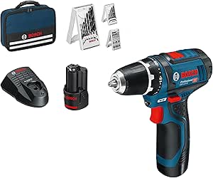Bosch Professional 12V System Cordless Drill Driver GSR 12V-15 (with 2 x 2.0 Ah batteries, charger, 39-piece accessory set, tool bag) - Amazon Exclusive Set - Image 1