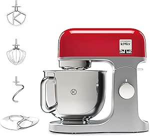KENWOOD KMX750RD 1000 W 5 L Red Mixer - Image 1