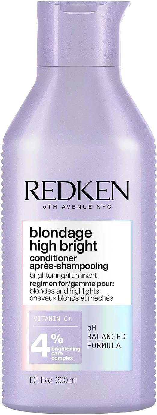 REDKEN, Shine Conditioner for Dull Blonde Hair, Enriched with Vitamin C, High Bright Blondage, 300 ml - Image 1