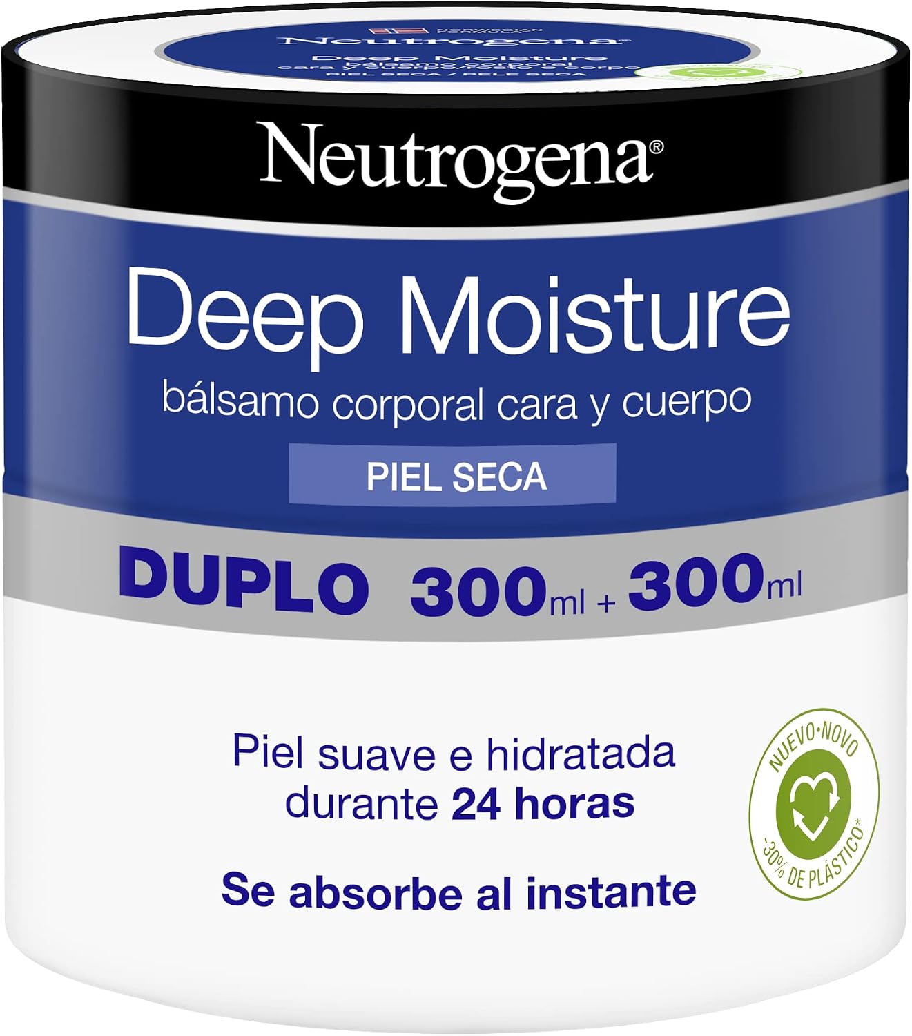 NEUTROGENA DEEP baume hydratant CONFORT VISAGE ET CORPS 300ML 300 ML, - Image 1