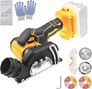Meuleuse d'angle sans fil compatible avec Dewalt 20 V batterie, outil de coupe sans fil 20 000 tr/min, moteur brossé avec 4 lames de 7,6 cm pour coupe du bois, du plastique, du métal - Image 1