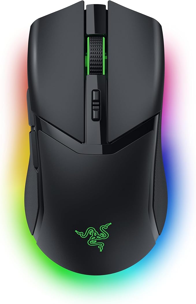 Razer Cobra Pro - Chroma RGB Wireless Customizable Gaming Mouse (10 Customizable Controls, 11 Chroma Lighting Zones, 30K Focus Pro Optical Sensor) Black - Image 1