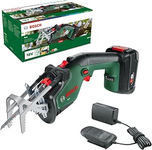 Bosch Keo Cordless Pruner (1 x 2.0 Ah Battery, 18V System, Cutting Diameter 80 mm, with Swiss Quality Precision Blade for Wood, in Cardboard Packaging) - Image 1