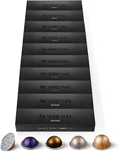 Nespresso Vertuo - Bundle Top Selection 100 Coffee Capsules - 20x Voltesso, 20x Altissio, 20x Chiaro, 20x Arondio, 20x Melozio - Image 1
