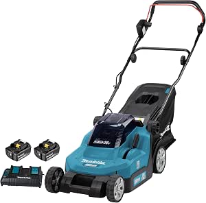 MAKITA DLM382PF4 Lawn Mower 36V LXT 900W (4x3.0 Ah) Cutting Width 38 cm - Image 1