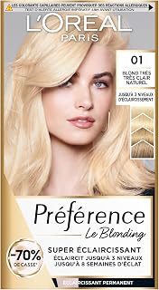 L'ORÉAL PARIS - Permanent Brightening Hair Colour - Blonding Preference - Shade: Prague (01), Very Very Light Natural Blonde - Image 1