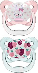 Dr. Brown's Prevent Silicone Teat T-1 0-6 Months Pink 2 Units - Image 1