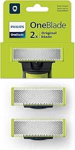 Replacement Blades - PHILIPS - QP220/51 OneBlade - Stainless Steel, 4 Months Use, Double Direction, Waterproof - Image 1