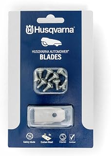 Husqvarna Lames de rechange Classic en acier au carbone, avec vis incluses. Compatibles tous modèles Automower®. Robustes, durables et faciles à remplacer. - Image 1