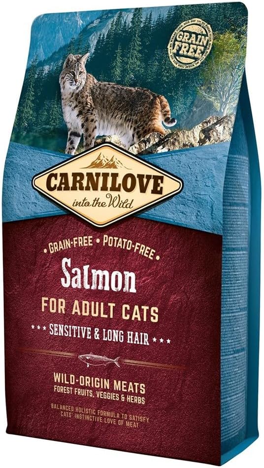 Carnilove Sensitive & Long Hair Salmon Cat 6 kg - Image 1