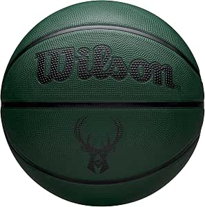 Wilson NBA Team Tribute Solid BSKT MIL Bucks 5, Green - Image 1