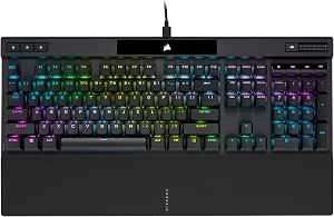Corsair CH-9109410-NA K70 RGB Pro Mechanical Gaming Keyboard, LED RGB Backlit, Cherry MX Red KeysWitches, Black, Black - Image 1