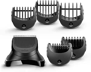Braun Beard Trimmer Head BT32 5 Combs Compatible with Series 3 Razors - Image 1