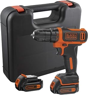 BDCDD12KB-QW Cordless Drill 10.8 V 1.5 Ah 26 Nm 2 Batteries in Box - Image 1