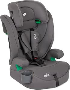 Joie - Elevate R129 - Adjustable Child Car Seat 15 Months to 12 Years - 5 Point Harness + 3 Point Booster Seat - Adjustable Headrest - Safety R129 I-Size - Washable (Grey) - Image 1