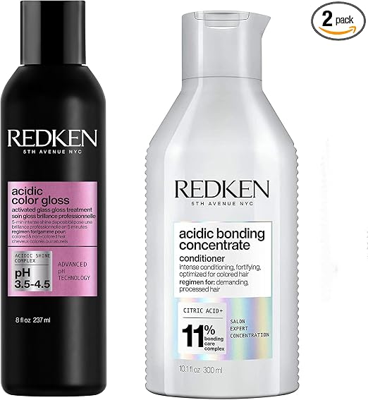 REDKEN - Protective Routine - Shine Treatment + Conditioner - Moisturises & Enhances Colour - Vitamin E, Arginine & Citric Acid - Coloured Hair - Acidic Color Gloss - Image 1