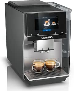 Siemens, fully automatic coffee machine, EQ700, iSelect display, coffeeWorld, with Cold Brew and Slow Brew, cappuccinatore, Home Connect, charcoal grey, TP715R01 classic - Image 1