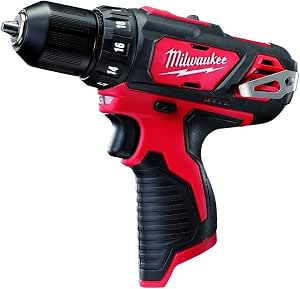 Milwaukee Akku-Bohrschrauber 4933441930 M12BDD-0 12 V-Solo Cordless Drill without Battery Black / Silver - Image 1