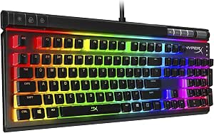 HyperX Alloy Elite 2 Mechanical Gaming Keyboard, Software Controlled Light Effects and Macro Customization, ABS Pudding Keys, Multimedia Controls, Linear Switch (US Layout) - Image 1