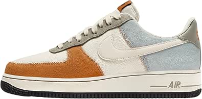 Nike Air Force 1'07 LV8 Men's (FZ6684-001, Light Pumice/Dark Stucco/Monarch/Pale Ivory) - Image 1