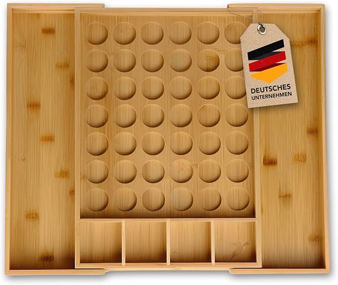 mahona Capsule Holder - Coffee Capsule Storage - Capsule Dispenser - Coffee Capsule Storage Box - Nespresso Capsule Compatible Container (Drawer) - Image 1