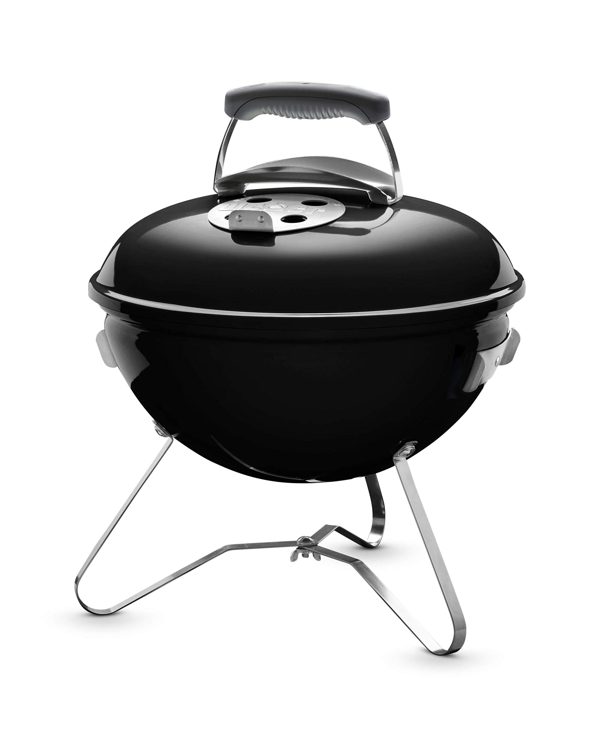 Weber Smokey Joe Charcoal Barbecue / Portable Design Porcelain Enameled Lid and Bowl 37cm Cooking Surface Black - Image 1