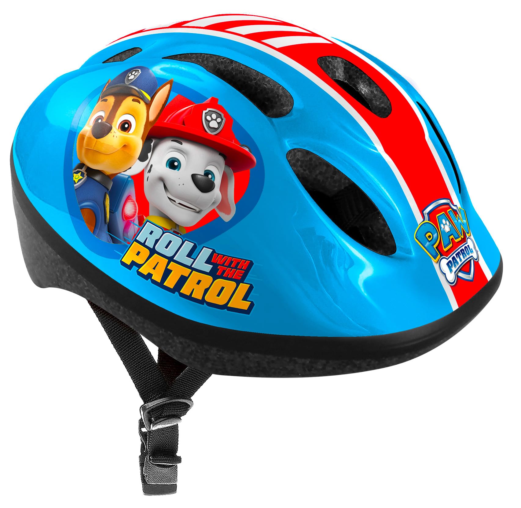 Paw Patrol S bicycle helmet. Adjustable head circumference with head ring wheel system for support and comfort. 50/56 cm. Adjustable chin straps. - Image 1