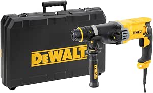 DEWALT - SDS-PLUS 3J - Powerful 3-Mode Hammer Drill with Carry Case - Max. drilling cap concrete/metal/wood 26/13/30 mm - Speed 0-1450rpm - 900W 6 - D25144K-QS          [Energy Class A] - Image 1
