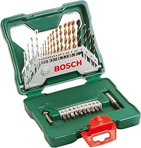 Bosch 30 Pieces X-Line Titanium Drill and Screwdriver Set (for Wood, Stone and Metal, Drill Accessories) - Image 1