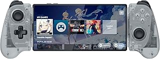 Kishi V3 Phantom White - Full-Size Mobile Controller for iPhone and Android Smartphones - USB-C Plug-and-Play - Anti-Drift Analog Sticks - 12 Buttons - HD Haptics | Phantom White Edition - Image 1